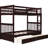Twintwin Bunk Bed With Two Storage Areas & Ladders, 2 Options In Color