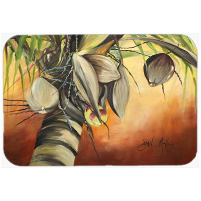 Caroline's Treasures Coconut Tree Glass Cutting Board