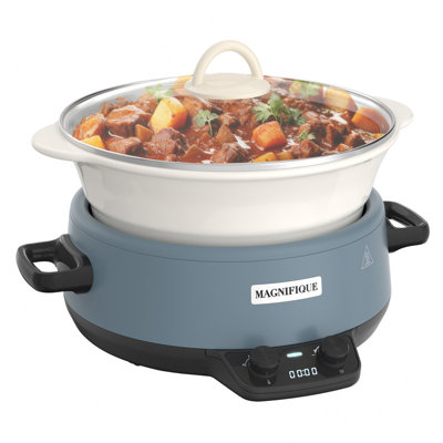 Homecookin 5 pte Mijoteuse ronde avec insert en pierre