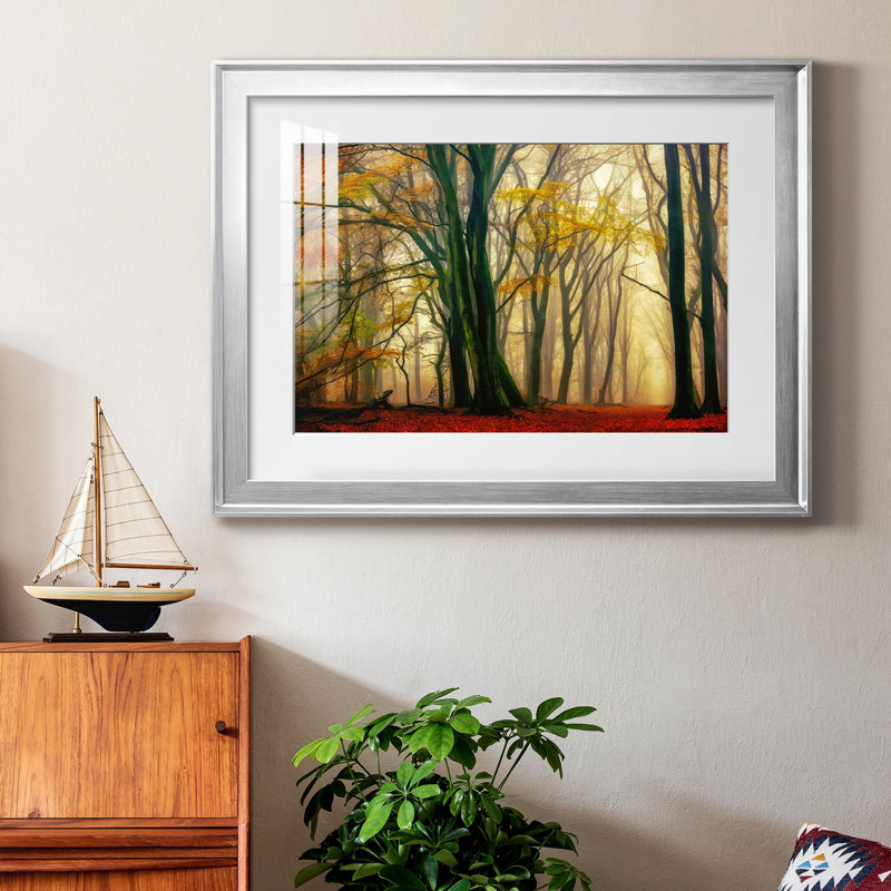 In Love with Fall - Photographie avec cadre, Cadre argenté, H 18,5 po x l 24,5 po x P 1,5 po