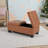 Compact Fabric Storage Ottoman Bench With Removable Cushioned Top Sturdy Frame