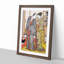 Ichikawa Yaozo III with a Lady by Torii Kiyonaga - Picture Frame Painting Print-55579417-55579419