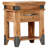 Solid Wood End Table with Storage