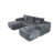 105.7"Cloud Sectional Couch With U-Shaped Chaise-1219474476-1219474466