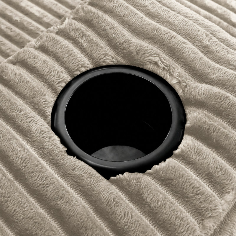 Canapé modulaire en U moelleux pour la maison Compression Sectionals, 134 pouces