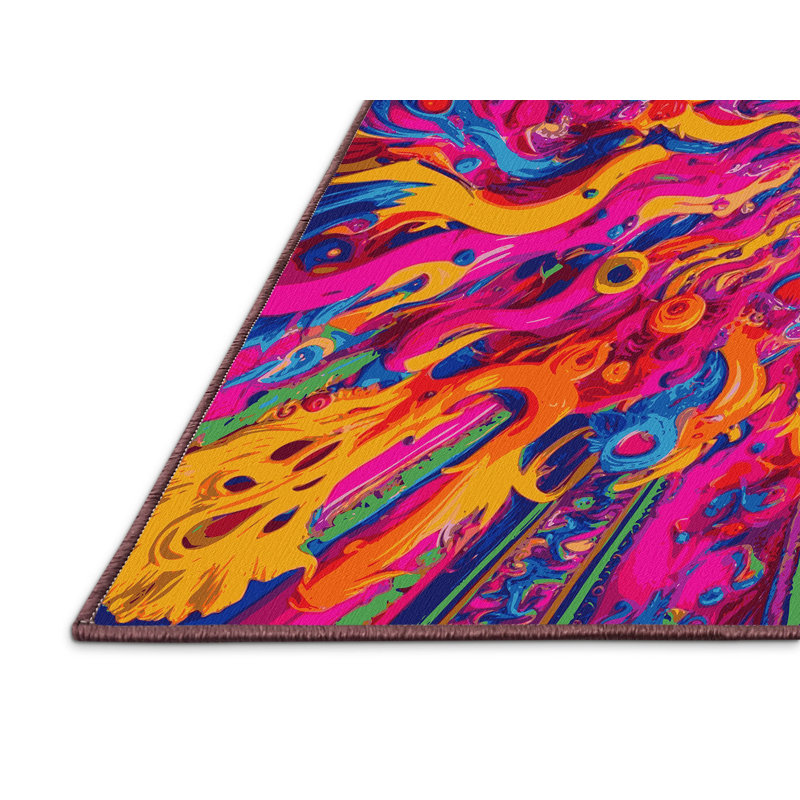 Fractal Flow Rug, Rectangle 2' x 3'