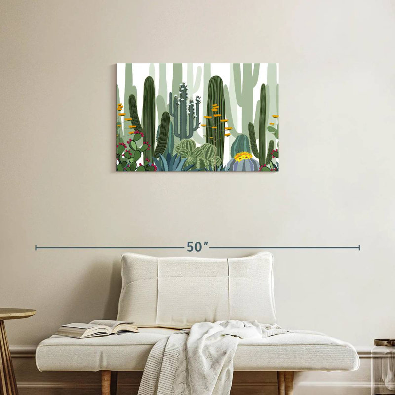 Harnek Desert Cactus Pattern, 20" H x 30" W