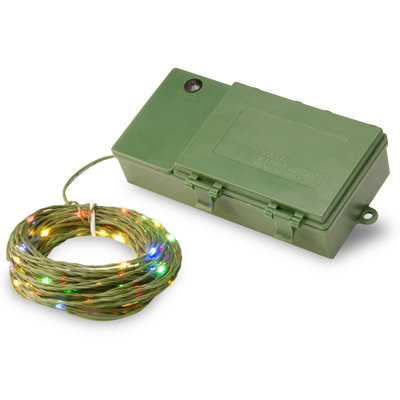 The Holiday Aisle® Battery Operated Dual Colour LED Infinity Lights String Set