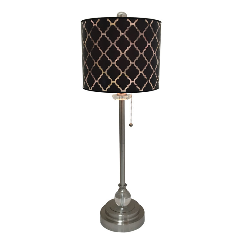 Meyerson Table Lamp, Black, Bronze/Nickel/Black