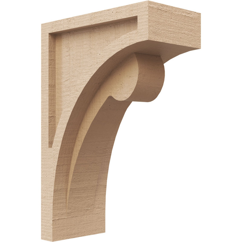 Bois de cèdre brut Viola TimberThane Corbel, apprêté brun clair, H 12 po x l 4 po x P 8 po