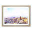 San Francisco Under a Pink Sky - Picture Frame Painting Print-56705683-56705684