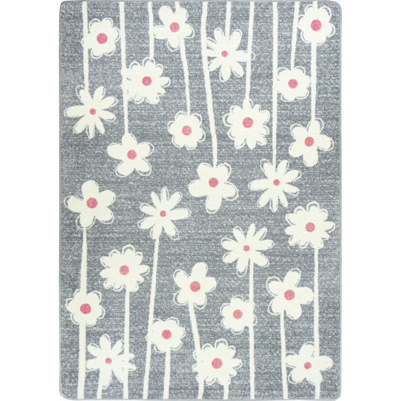 Tapis Big Blooms par Joy Carpets, Rectangle 5 pi 4 po x 7 pi 8 po