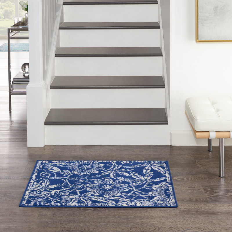 Floral Indoor Rug, Rectangle 2' x 3'