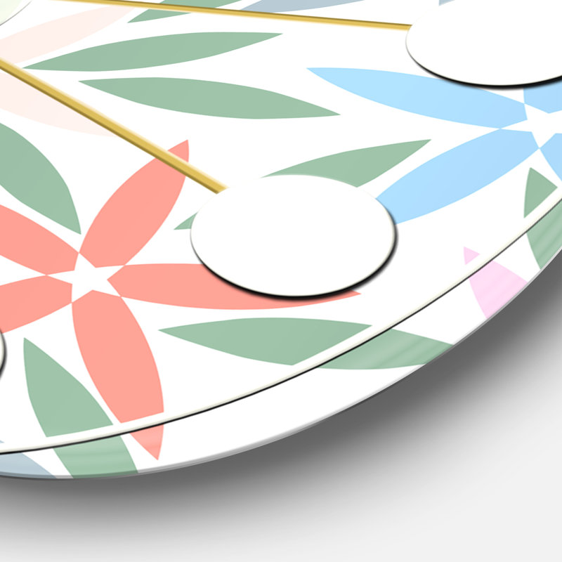 Horloge murale rétro Mid-Century, Médium