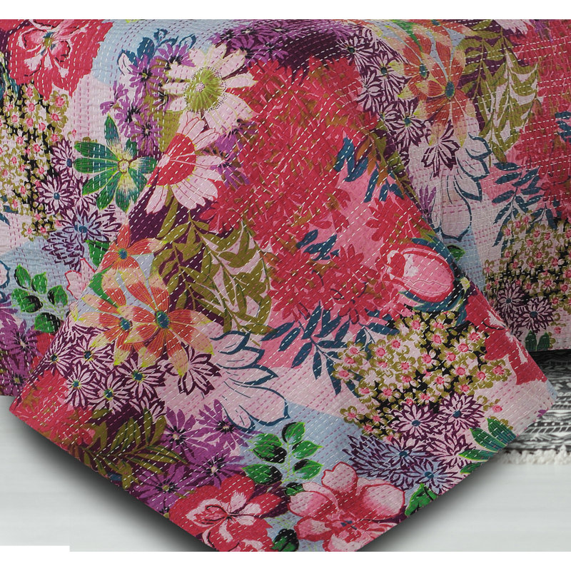 Couvre-lit Kantha Escape, Grand lit