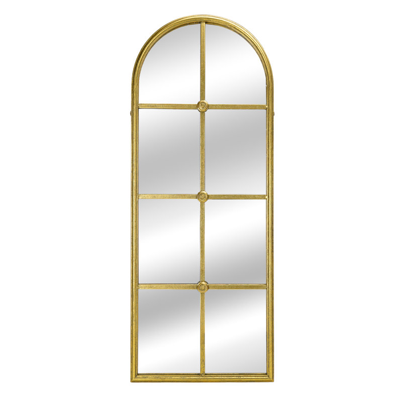 Aubriel Metal Flat Mirror, Golden