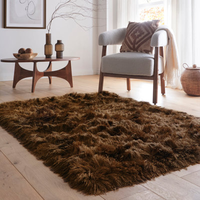 Glamour Deluxe Mocha Rug