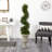 60'' Faux Cypress Topiary in Stone Urn