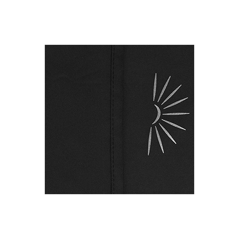 Blackout Curtain Pair, 140cm wide x 290cm high, Black