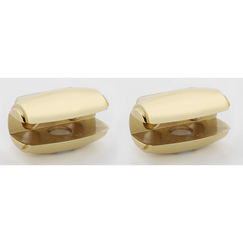 Shelf Bracket, Polished Brass