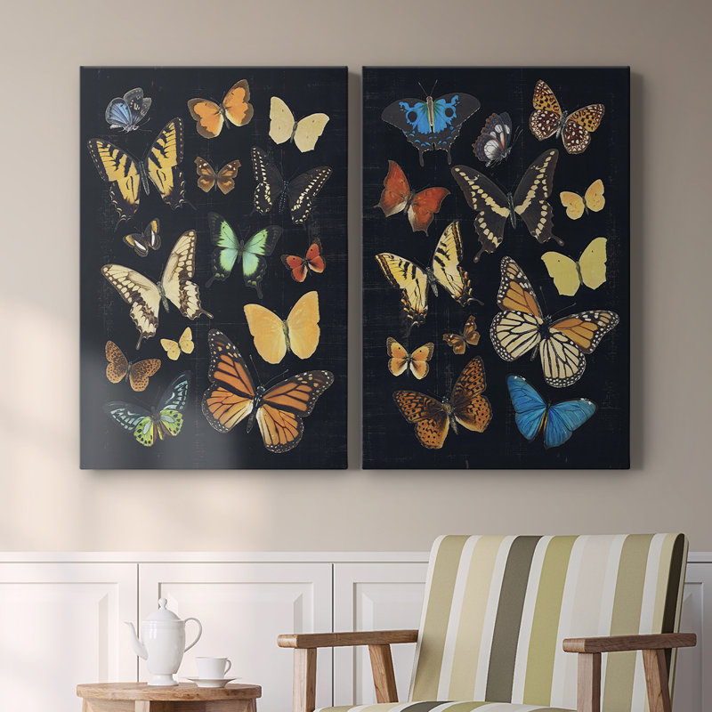 Toile tendue avec châssis Coll collection Flutter III - prêt à accrocher, H 12 po x l 16 po