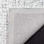 Glamour Hand Tufted Viscose Wool Cotton with Latex Abstract Rug in Grey/Ivory-254797251