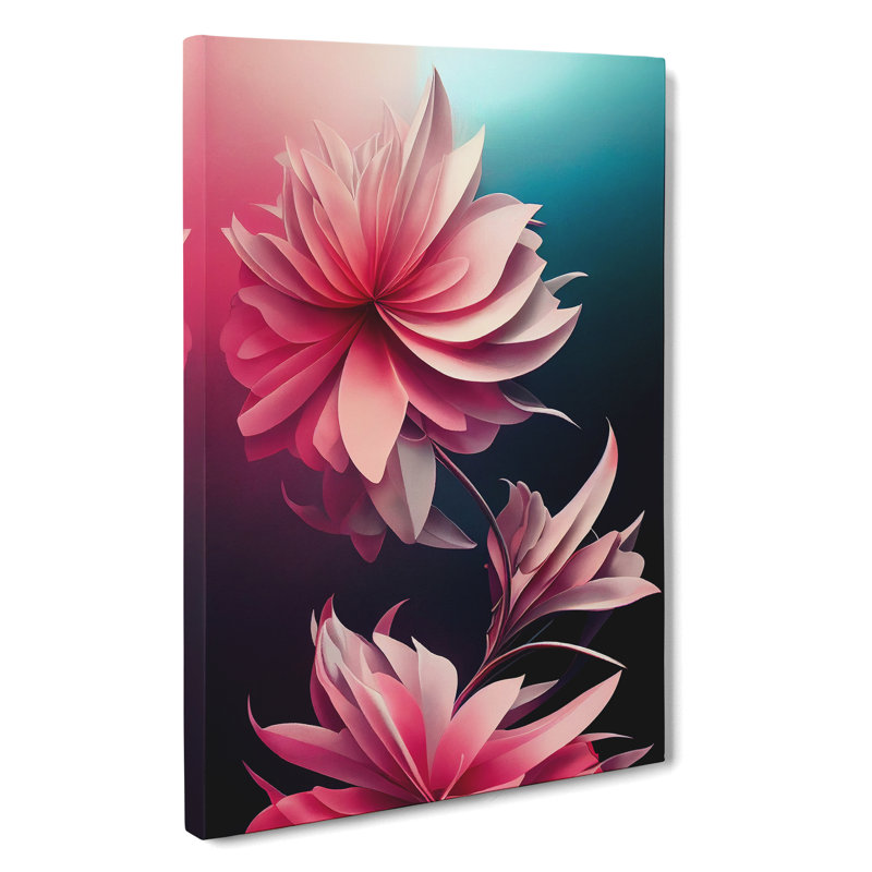 Pure Flowers - Wrapped Canvas Print, 50cm H x 35cm W x 3cm D