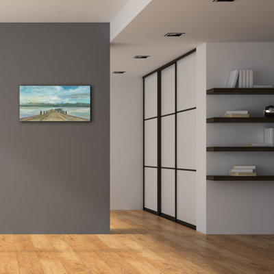 «Lake Pier» par Silvia Vassileva, art mural sur toile