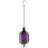Hanging Moroccan Decorative Candle Lantern with Chain for Outdoor Patio or Porch (Set of 2)-267964479-267964475