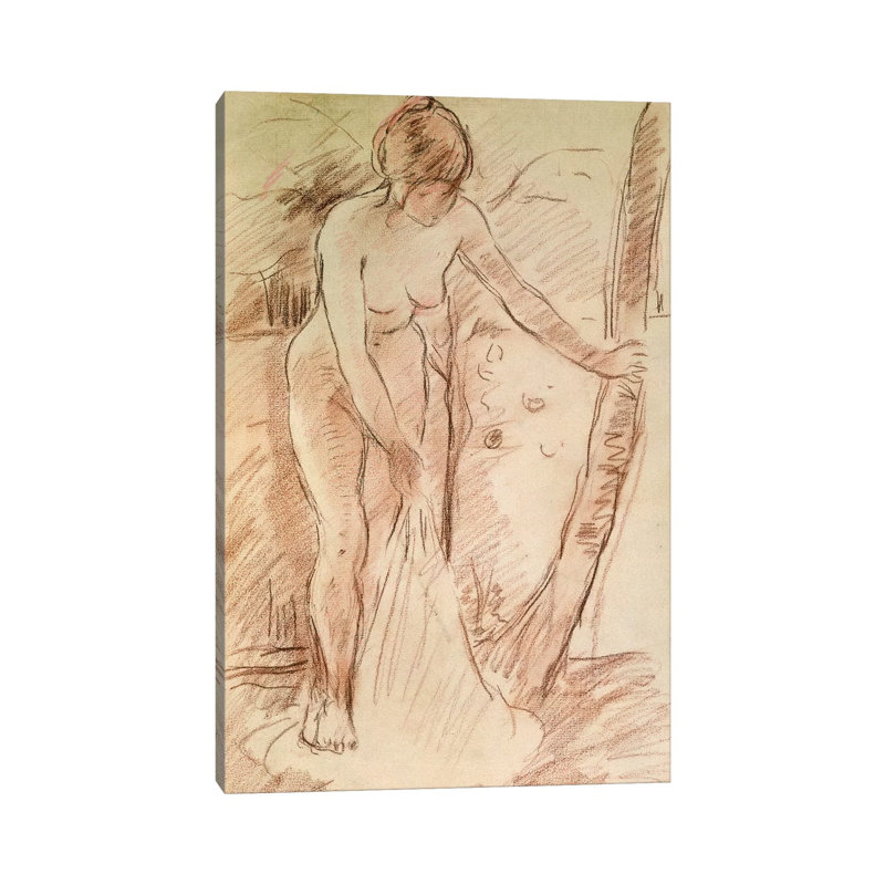 Standing Bather, 1888 by Berthe Morisot - Wrapped Canvas Print, 45.72cm H x 30.48cm W x 1.91cm D