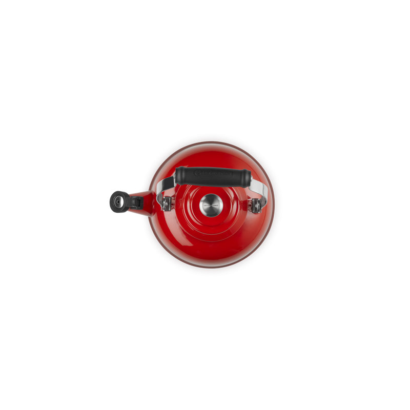 1.7 Qt. Enamel on Steel Whistling Tea Kettle, Cerise