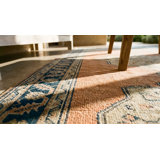 Antique Chinese Small Scatter Size Wool Horse Cover Rug