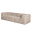 Causeuse modulaire en mousse à haute densité de couleur taupe-1250643029