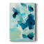 «Teal Composition II», reproduction sur toile tendue-1971561431