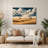 Farm Cloud Patterns Beige Metal Wall Art-415822341