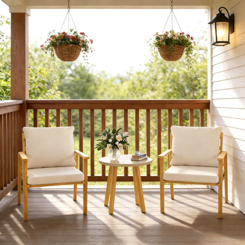 Patio Set,3 Piece Outdoor Bistro Set