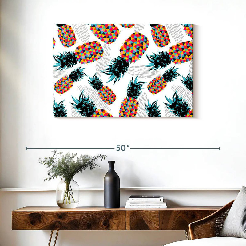 Motif d'ananas Yarlin, H 24 po x l 36 po