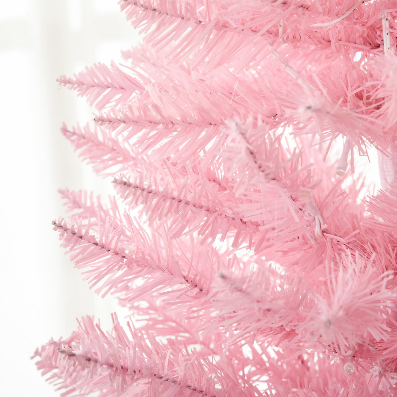 Sapin de Noël artificiel pré-illuminé avec lumières DEL blanc chaud, 7'
