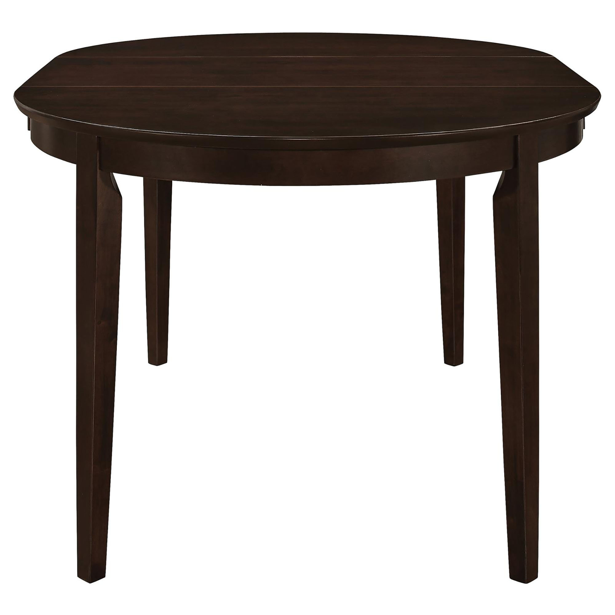 George Oliver Cappuccino Oval Dining Table With Leaf Extension | Wayfair