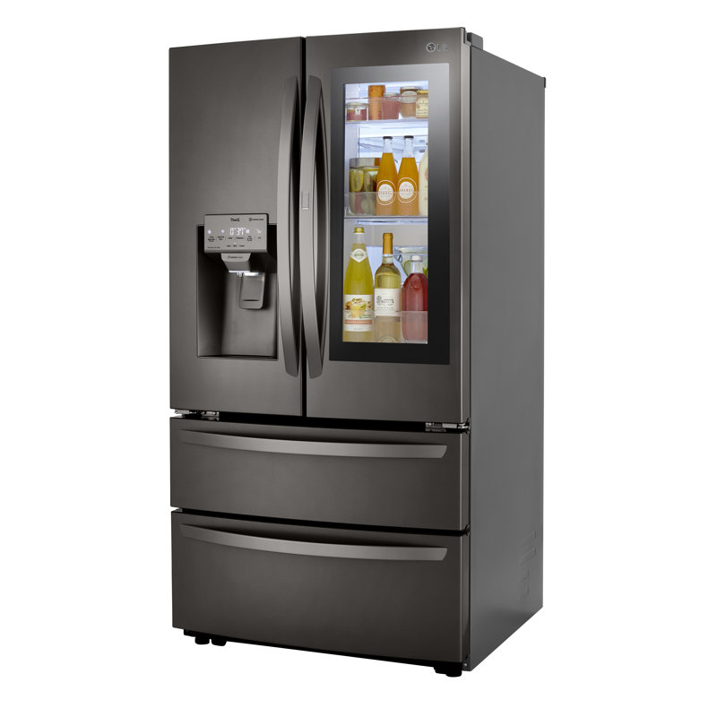 LG 36" French Door Refrigerator 28 cu. ft. Smart Refrigerator, Black Stainless Steel