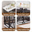  Table de bout robuste 48 po avec double porte pour chien-312053098