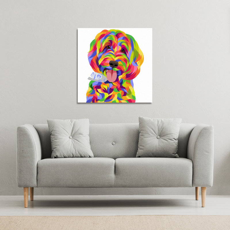 No Title by Andrew Lee - Wrapped Canvas Print, 46cm H x 46cm W x 4cm D