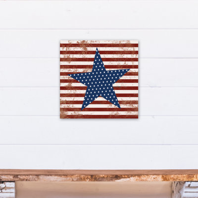Stars And Stripes - Wrapped Canvas Graphic Art