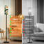  Lampe sur pied de 68,5 po avec arc-en-ciel abstrait moderne et arc-en-ciel