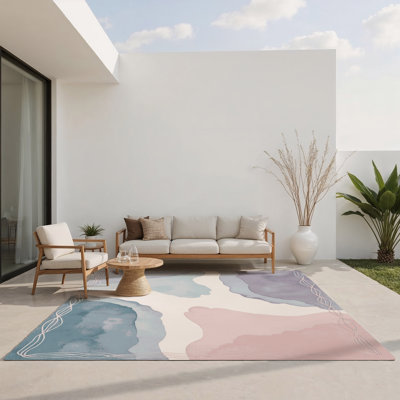 Tapis intérieur et extérieur Dawn Tides