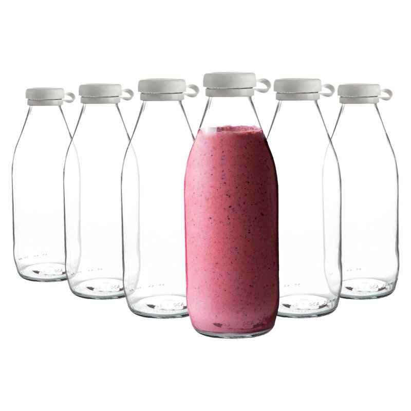 Argon Tableware - Tallo Glass Bottles - 1 Litre - Clear