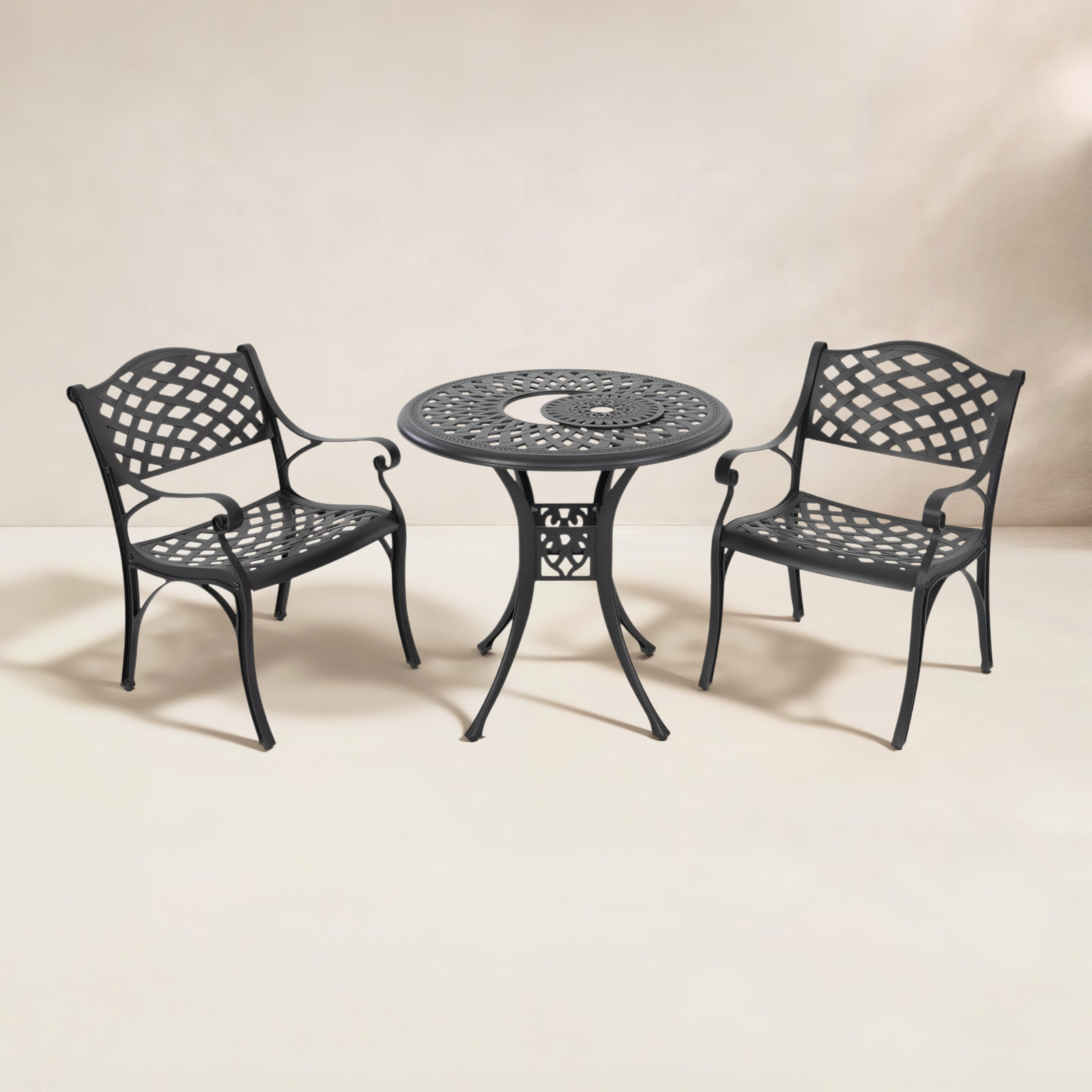 Chrishayla 31'' Round 2-Person Bistro Set