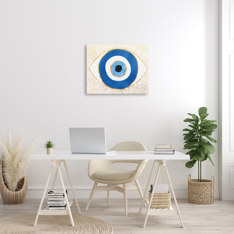 «Evil Eye Shape» par Ziwei Li - impression sur toile tendue, H 24 po x l 30 po x P 1,5 po