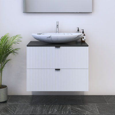 Ensemble de meuble-lavabo simple 31,5 po avec plateau Lissia