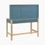 Bureau Easton moderne et contemporain de 119 cm (47 po) en bois d'hévéa avec tablette ouverte, 2 tiroirs à roulement à billes et système anti-basculement-1593670872